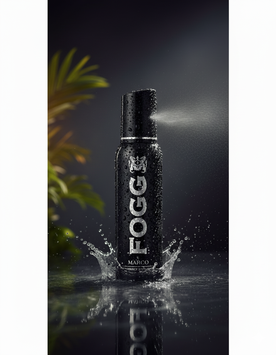 "FOGG" Marco Black Body Spray for Men