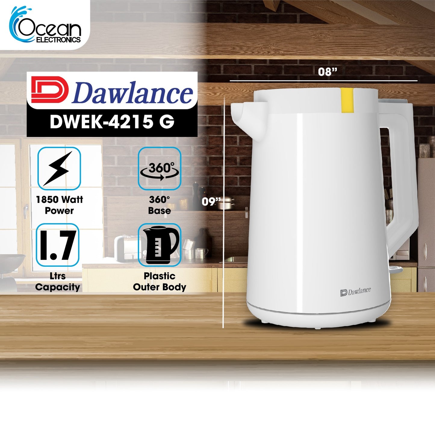 Dawlance Electric Kettel DWEK-4215 G