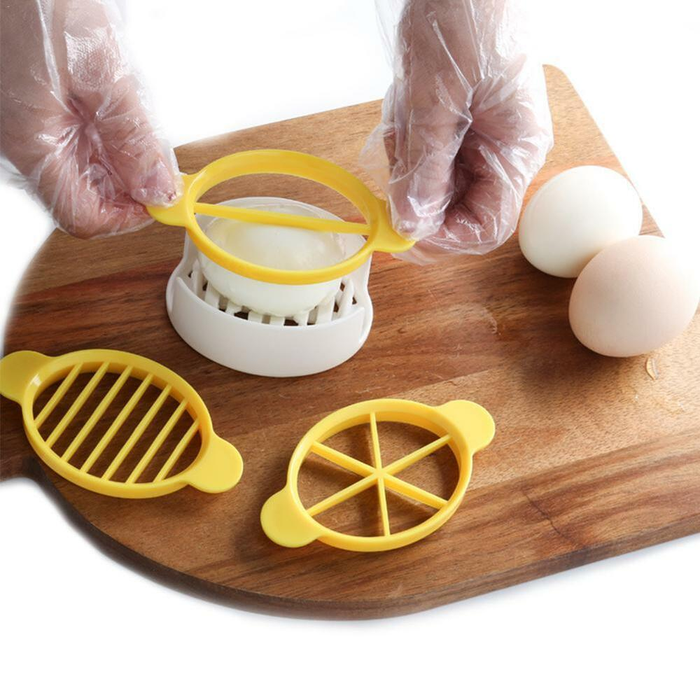 Multifunctional 3 in 1 Egg Slicer for Boiled Eggs