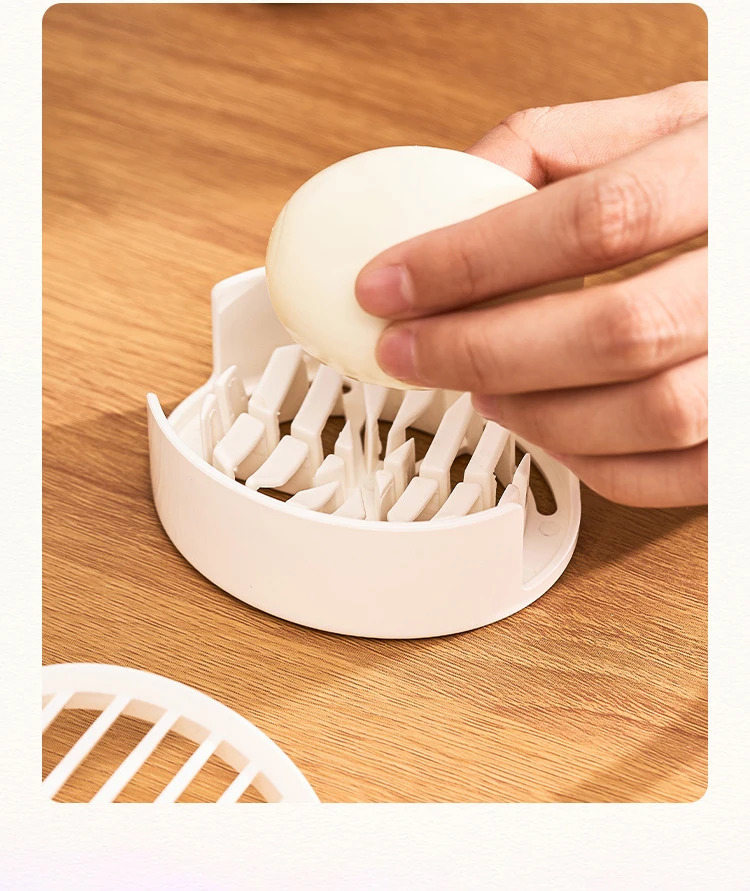 Multifunctional 3 in 1 Egg Slicer for Boiled Eggs