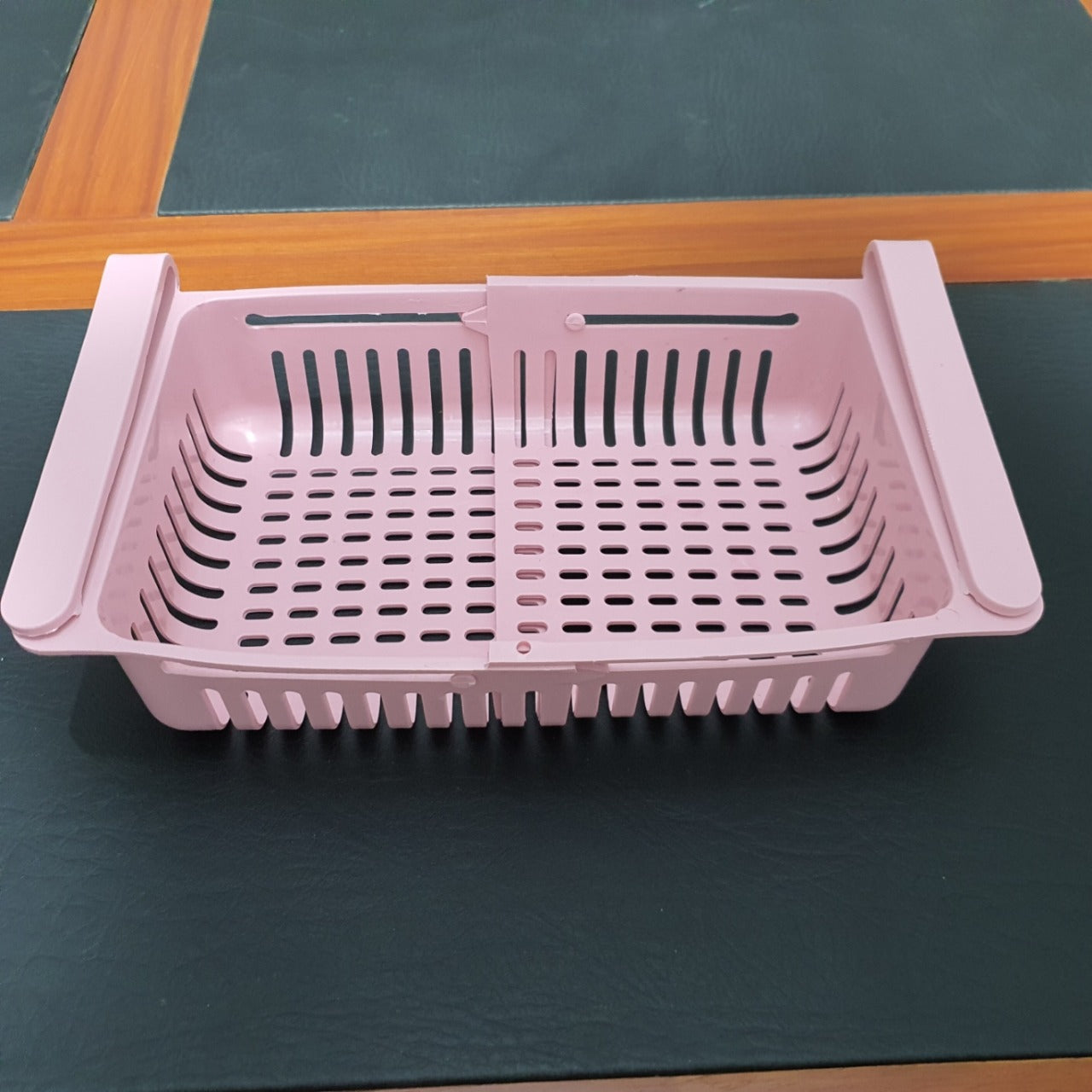 Fridge organizer basket