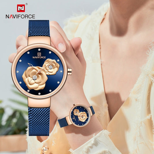 New Fashionable Stainless Steel Wrist Watch For Women