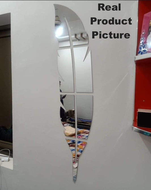 Silver Leaf Mirror Wall Decor