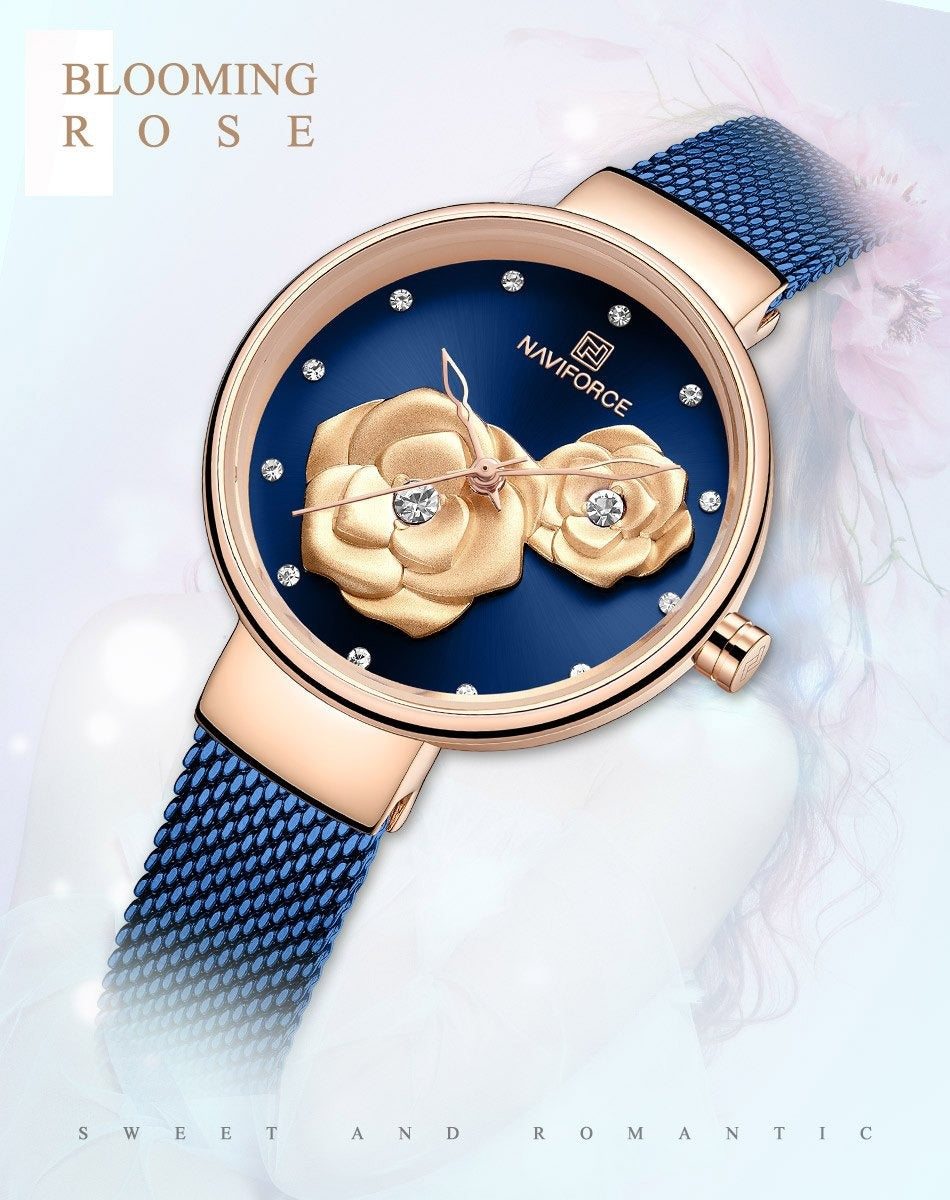New Fashionable Stainless Steel Wrist Watch For Women