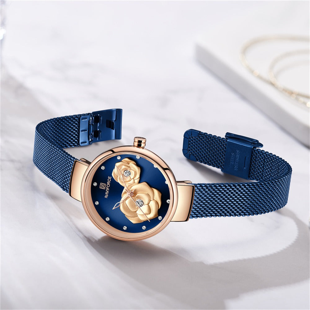 New Fashionable Stainless Steel Wrist Watch For Women