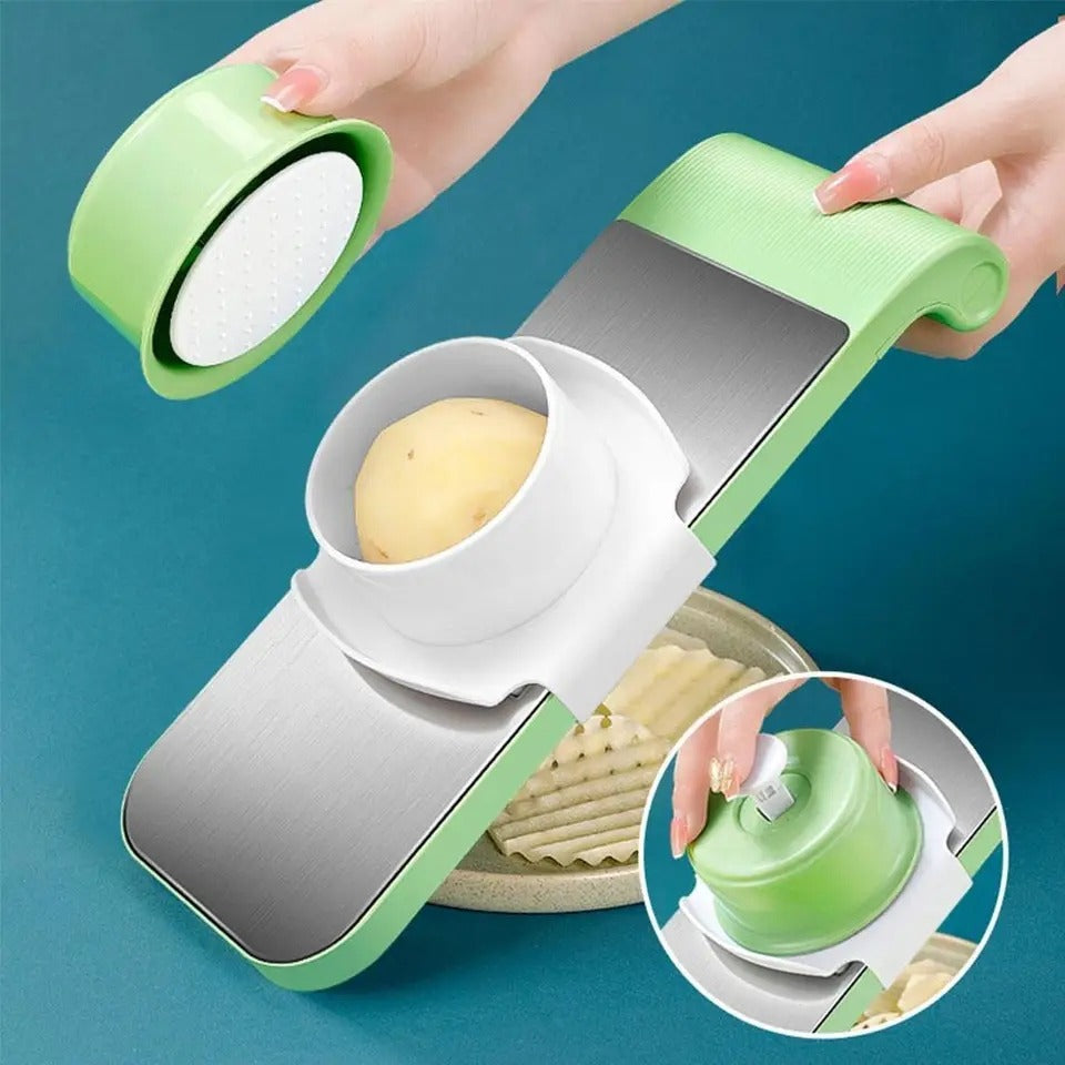 Stainless steel 5 in 1 vegetable cutter
