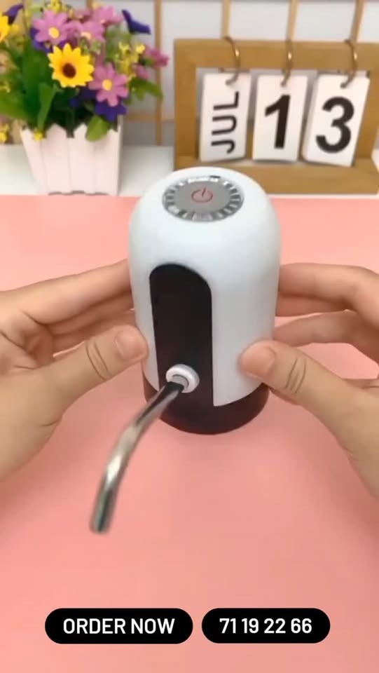 Electric Water Dispenser Portable Automatic Electric Water Pump Drinking Bottle Switch USB Rechargeable Water Pump Machine