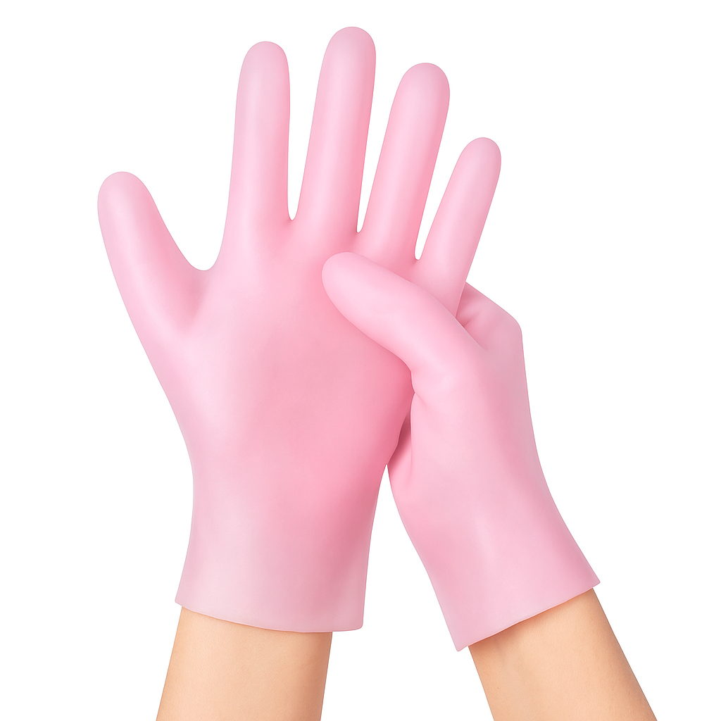 Silicone Moisturizing Gloves and Socks Set for Dry Hands and Feet